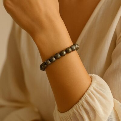 pulseira de pirite surya cristais