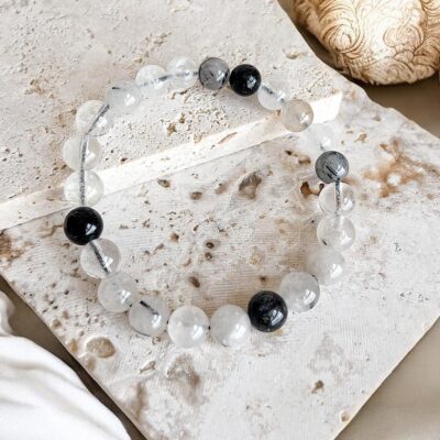 pulseira de quartzo turmalinado surya cristais