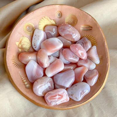 ágata botswana rosa surya cristais