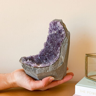 geode de ametista do uruguai surya cristais
