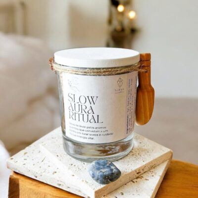 sais de banho slow aura ritual surya cristais