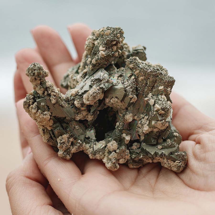 marcasite-pirite-arsenopirite-siderite-surya-cristais-1 Marcasite com Pirite, Arsenopirite e Siderite