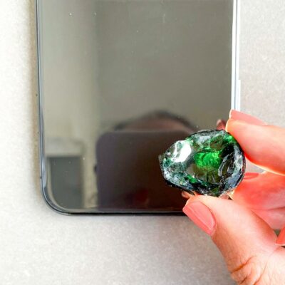 turmalina verde qualidade joia