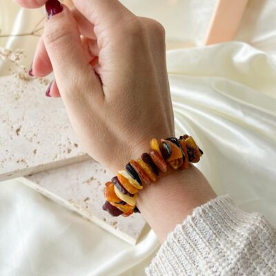 pulseira ambar do baltico surya cristais