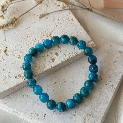 pulseira apatite azul surya cristais