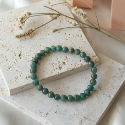 pulseira de apatite verde surya cristais