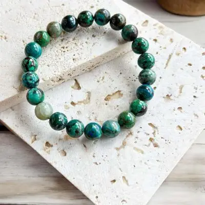 pulseira de crisocola surya cristais