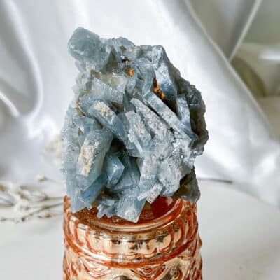 barite azul cristalizada surya cristais