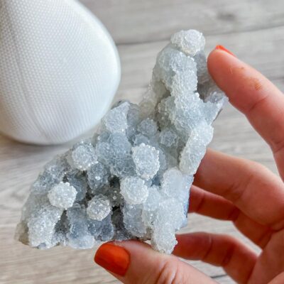 calcedonia planeta azul surya cristais