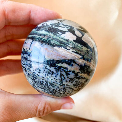 esfera de jaspe oceano surya cristais