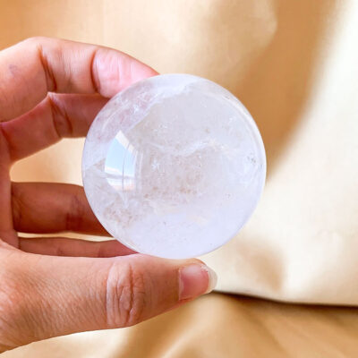 esfera de quartzo cristal surya cristais