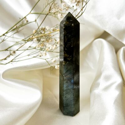 ponta de labradorite surya cristais