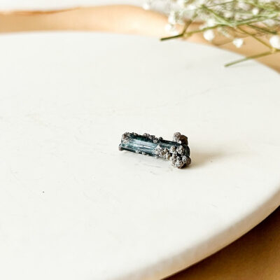 turmalina azul com lepidolite surya cristais