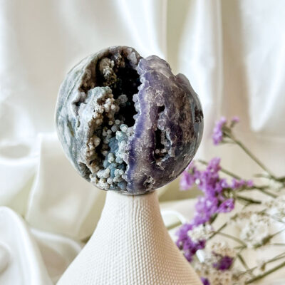 esfera de ágata uva surya cristais