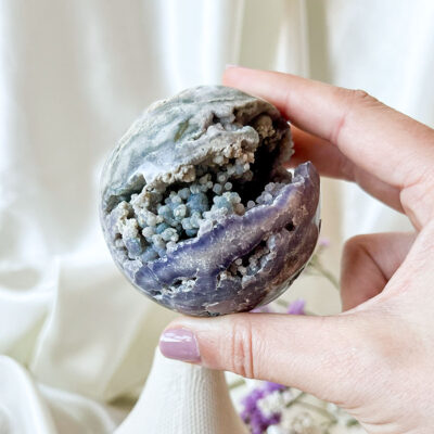 esfera de ágata uva surya cristais