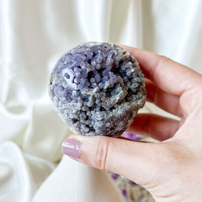 esfera de ágata uva surya cristais