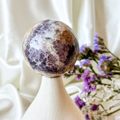 esfera de ametista surya cristais