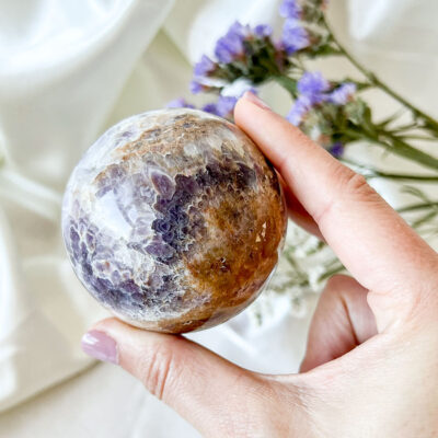 esfera de ametista surya cristais