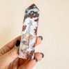 obelisco de agata crazy lace vermelha surya cristais