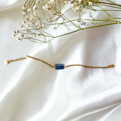pulseira de cianite azul surya cristais
