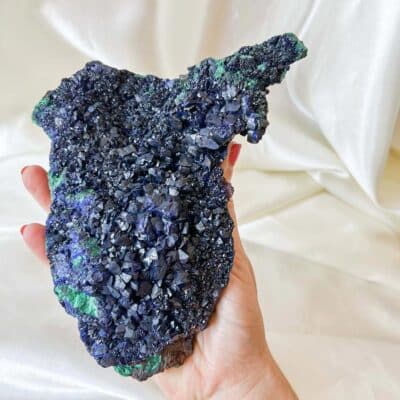 Azurite com malaquite surya cristais