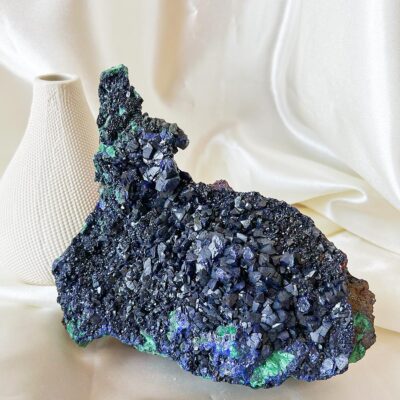 Azurite com malaquite surya cristais