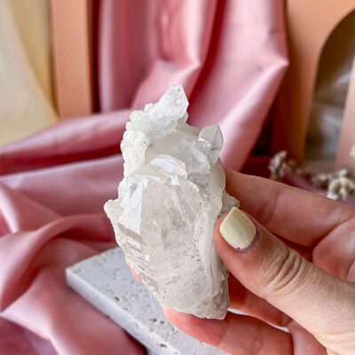 drusa de quartzo português surya cristais