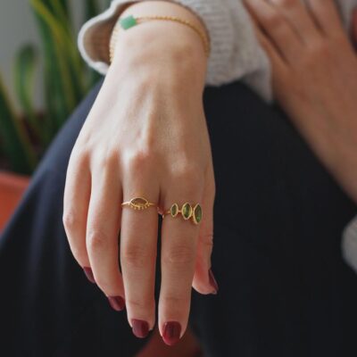 anel com citrino surya cristais