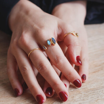 anel com labradorite surya cristais