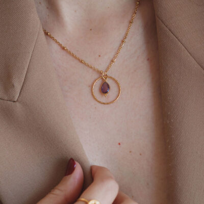 colar ametista suryacristais