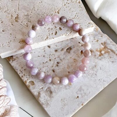 pulseira de kunzite surya cristais