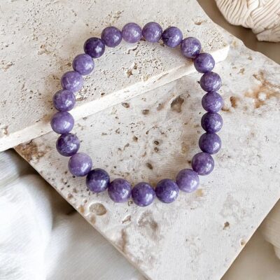 pulseira de lepidolite surya cristais