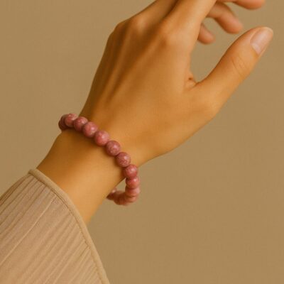 pulseira de thulite surya cristais