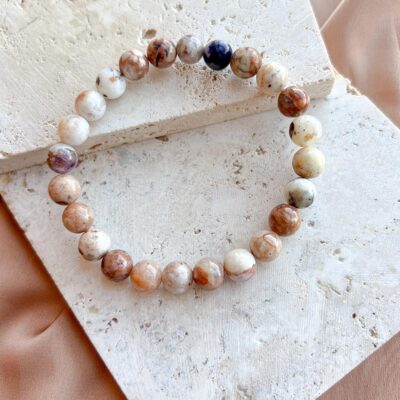 pulseira de opala roxa surya cristais