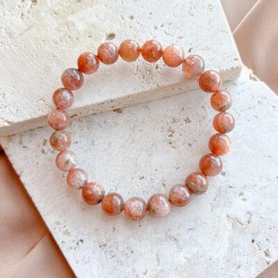 pulseira de pedra do sol da tanzania surya cristais