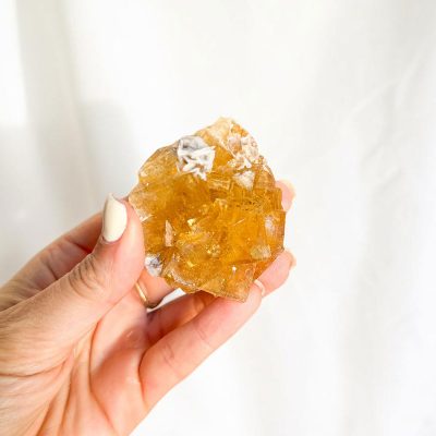 drusa de fluorite amarela surya cristais