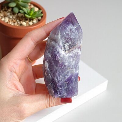 ponta de ametista surya cristais