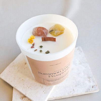 vela prosperidade surya cristais