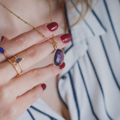 colar com ametista surya cristais