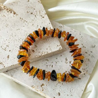 pulseira ambar do baltico surya cristais