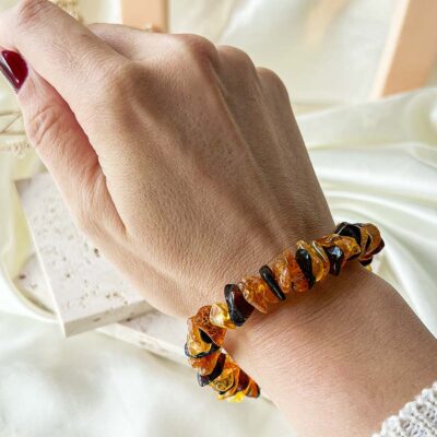 pulseira ambar do baltico surya cristais