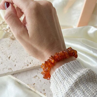 pulseira ambar do baltico surya cristais