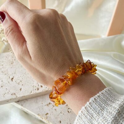 pulseira ambar do baltico surya cristais