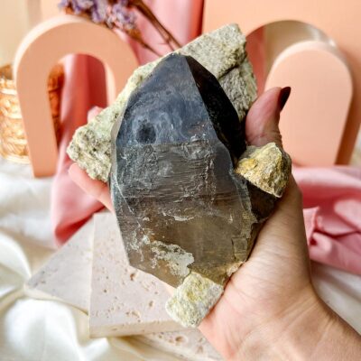 quartzo fumaso surya cristais