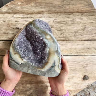 drusa de ametista uruguai surya cristais