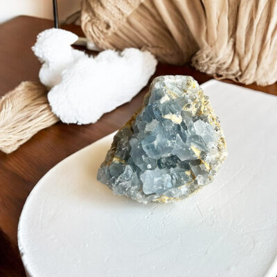 drusa de celestite surya cristais