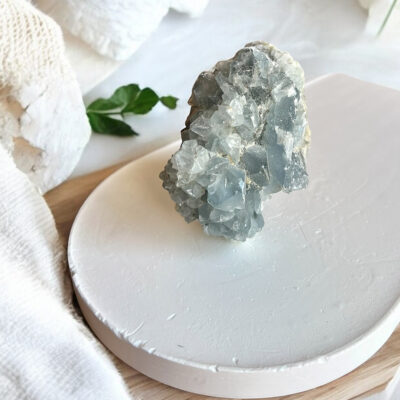 drusa de celestite surya cristais