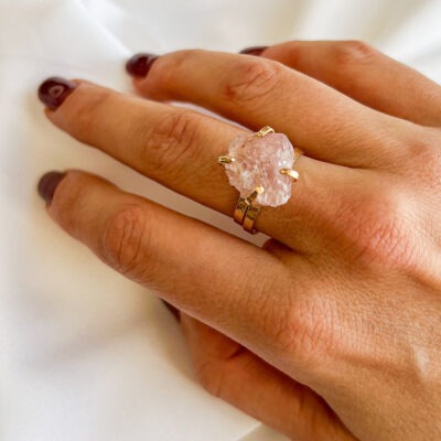 rosa raw collection surya cristais