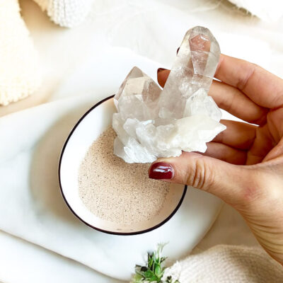 cluster de quartzo cristal surya cristais