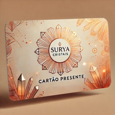 cartão presente surya cristais